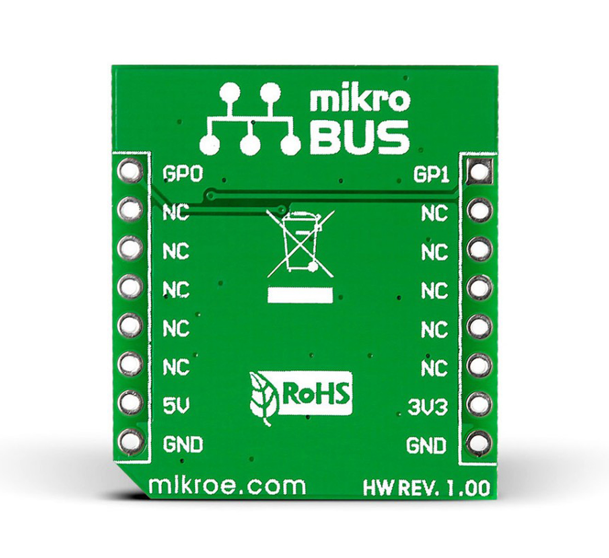 mikroe-1819 MikroElektronika MIKROE-1819 Development Board for DS2401 (Silicon serial number IC, Analog Devices/Maxim) for MikroBus