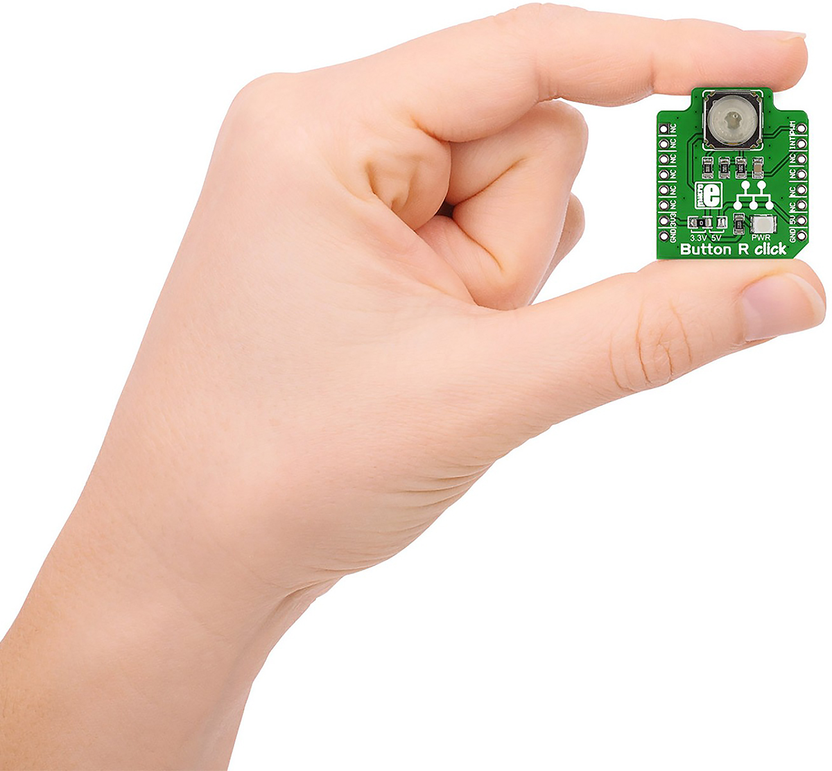 mikroe-1901 MikroElektronika Button R Button MikroBus Click Board for mikroBUS INT