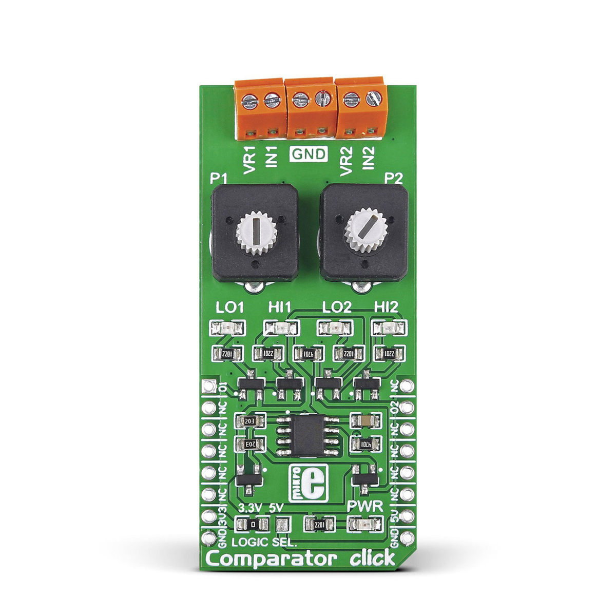 MikroElektronika MIKROE-1915 Comparator MikroBus Click Board for LM2903 IC