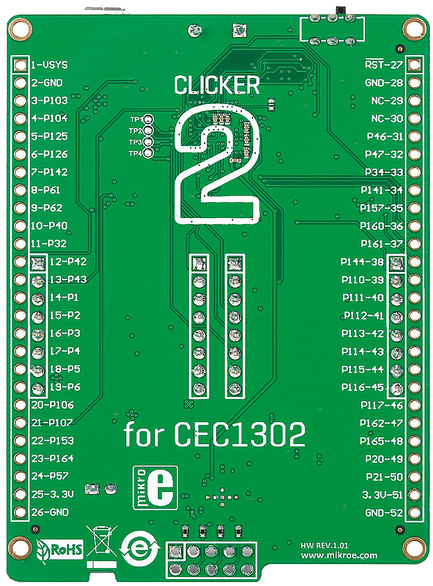mikroe-1969 MikroElektronika MCU Development Board MIKROE-1969