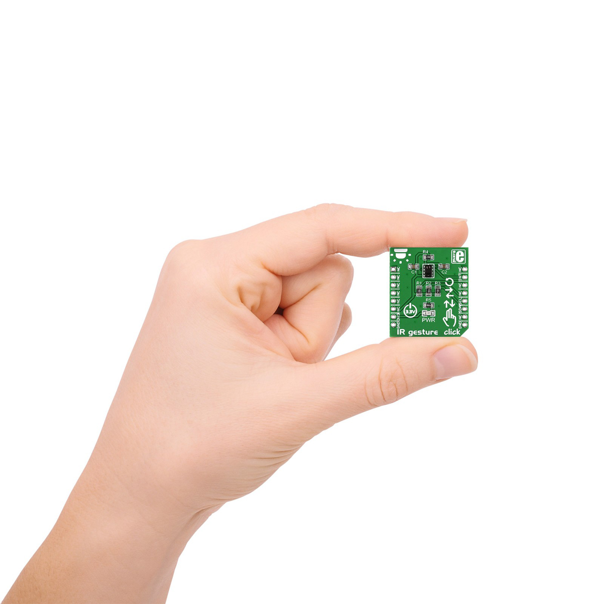 mikroe-2086 MikroElektronika IR Gesture Gesture Tracking MikroBus Click Board for 74HC32
