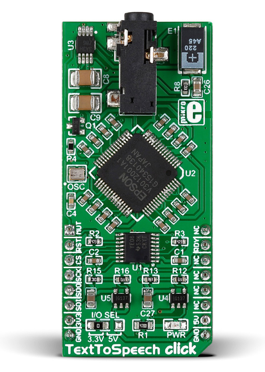 MikroElektronika MIKROE-2253 Text to Speech Click Development Board Development Board