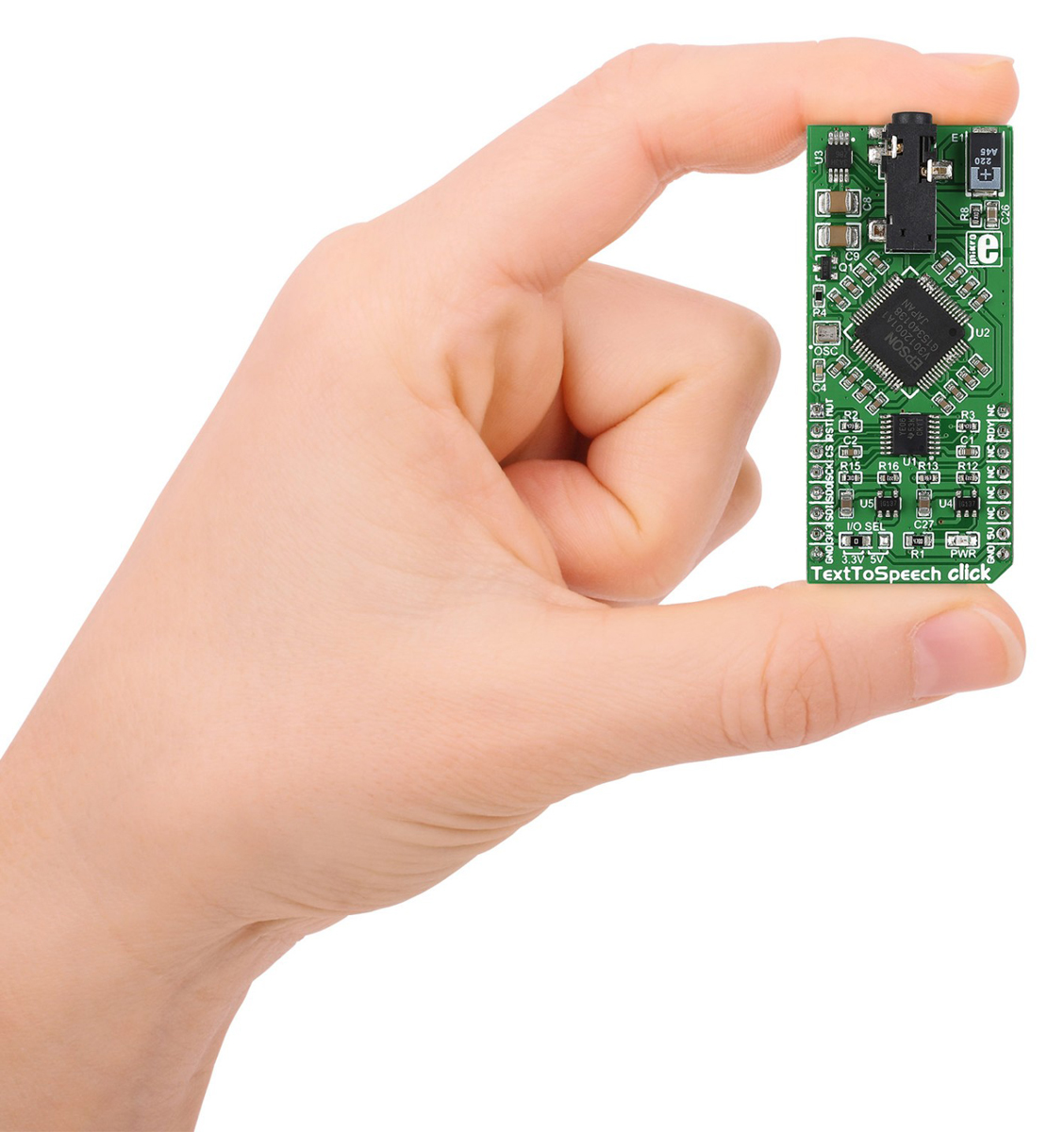 mikroe-2253 MikroElektronika MIKROE-2253 Text to Speech Click Development Board Development Board