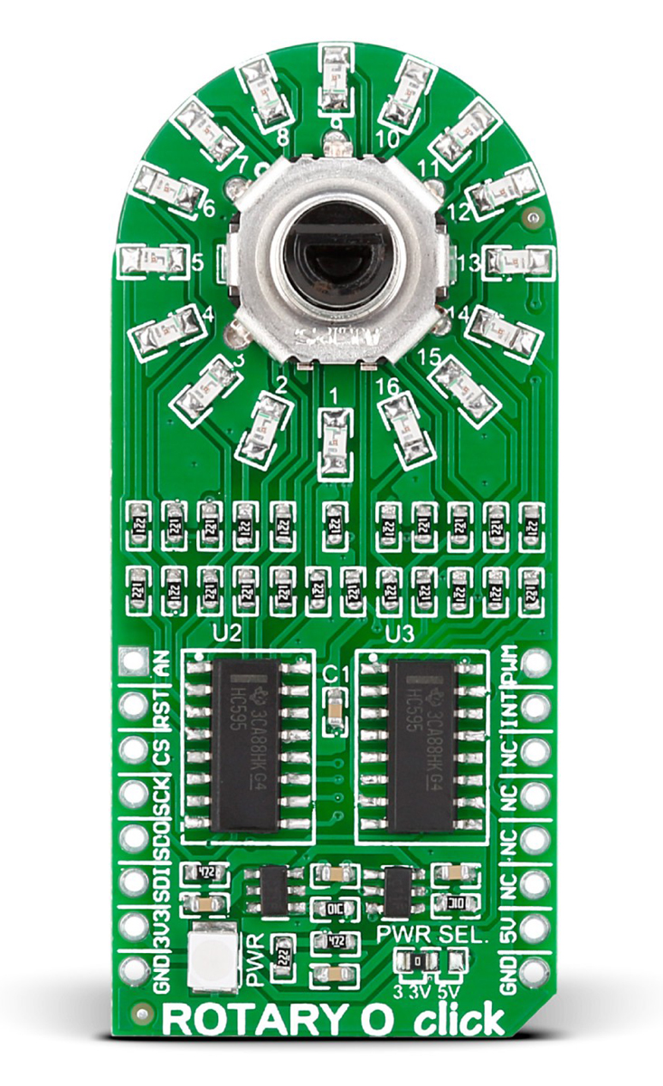 MikroElektronika Rotary O Control Knob MikroBus Click Board