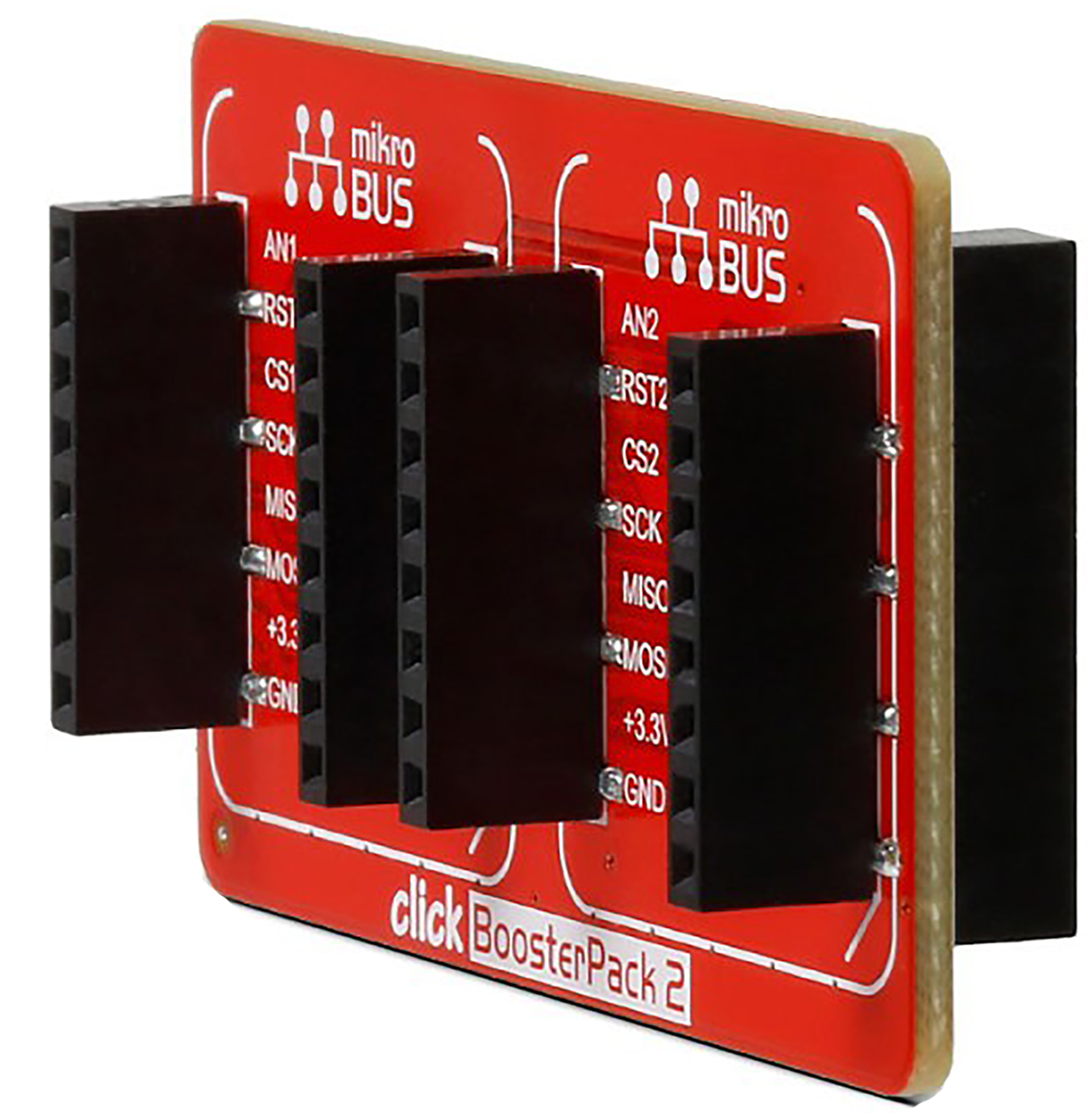 mikroe-2381 MikroElektronika MIKROE-2381 Shield for use with Texas Instruments LaunchPads