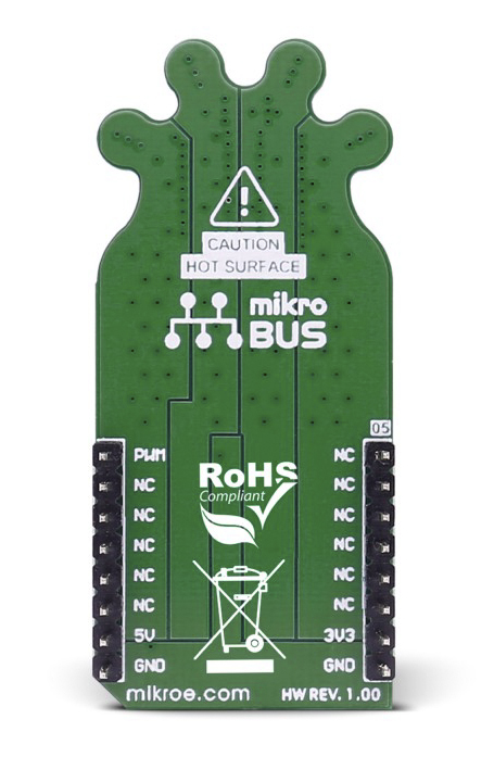 mikroe-2548 MikroElektronika MIKROE-2548 MCP1664 Click LED Add On Board for UVLO