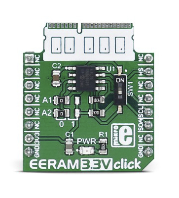 MikroElektronika MIKROE-2728 EERAM 3.3V Click, SRAM MikroBus Click Board