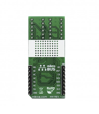 mikroe-2790 MikroElektronika MIKROE-2790 7 x 10 Y Click LED Matrix Display Development Board With 74HC595