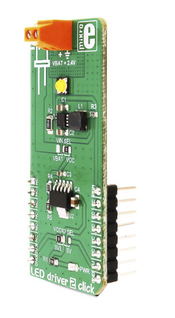 mikroe-2807 MikroElektronika MIKROE-2807 LED Driver 2 Click for MikroBus