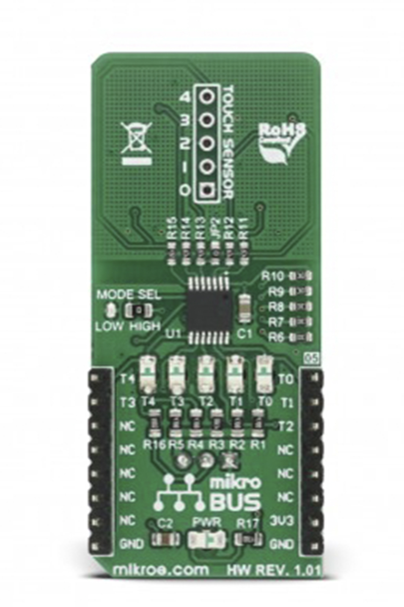 mikroe-2883 MikroElektronika Cap Extend 3 Click MikroBus Click Board for MTCH105