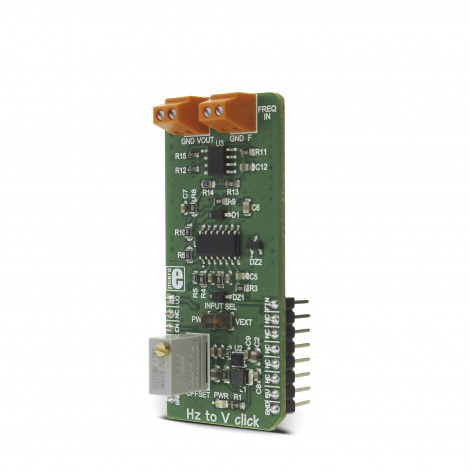 mikroe-2890 MikroElektronika MIKROE-2890 Hz to V Click Development Board Development Board