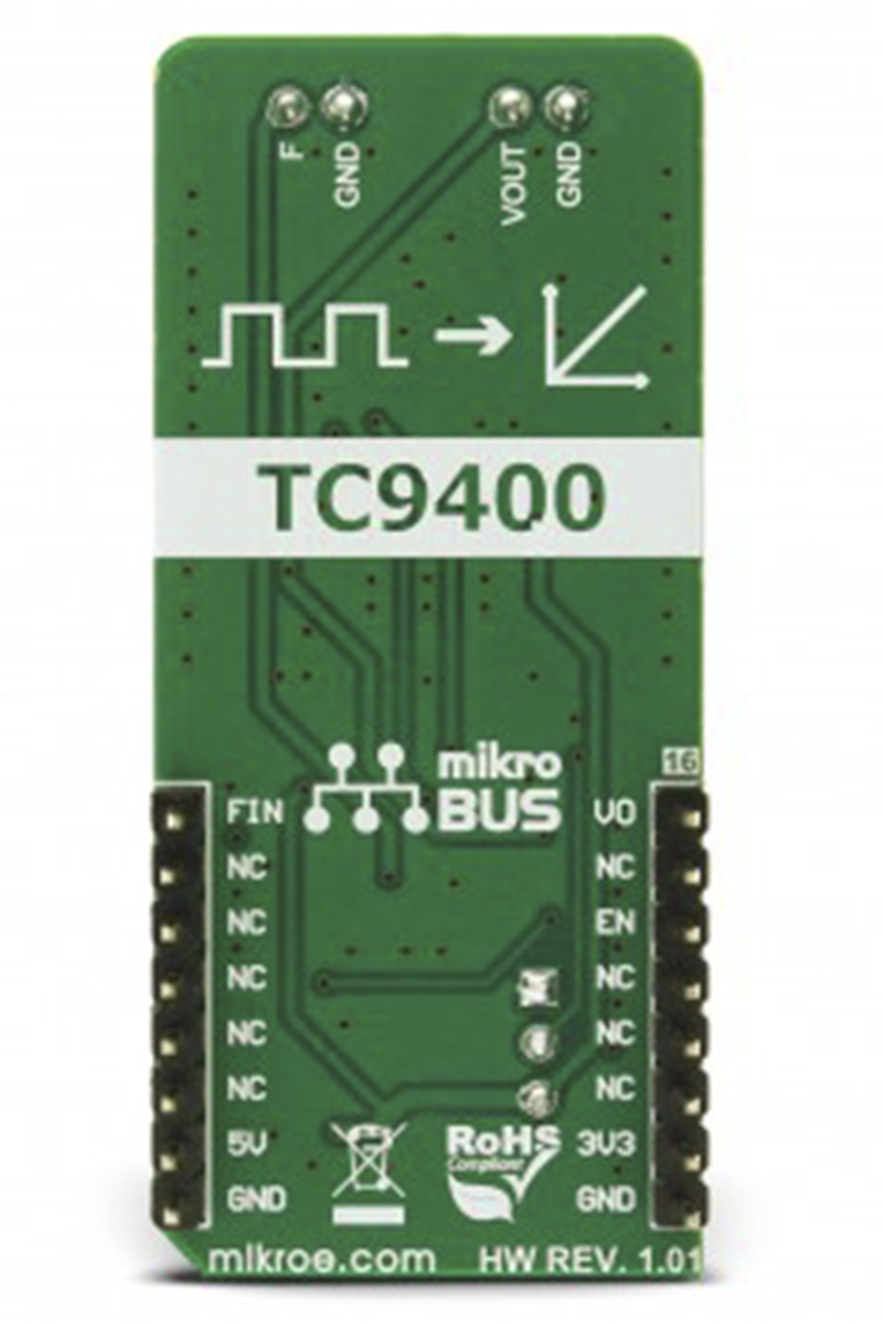 mikroe-2890 MikroElektronika MIKROE-2890 Hz to V Click Development Board Development Board