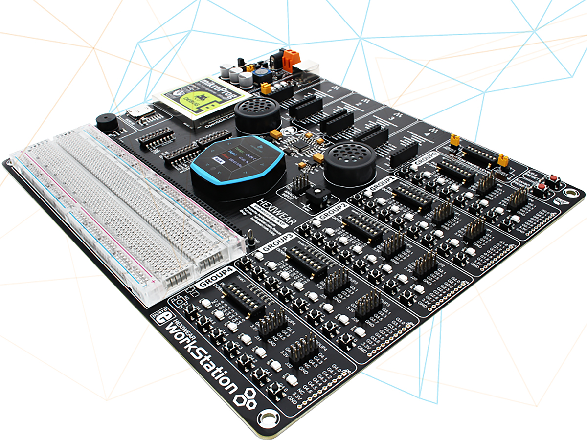 mikroe-3017 MikroElektronika Hexiwear Workstation Development Board MIKROE-3017