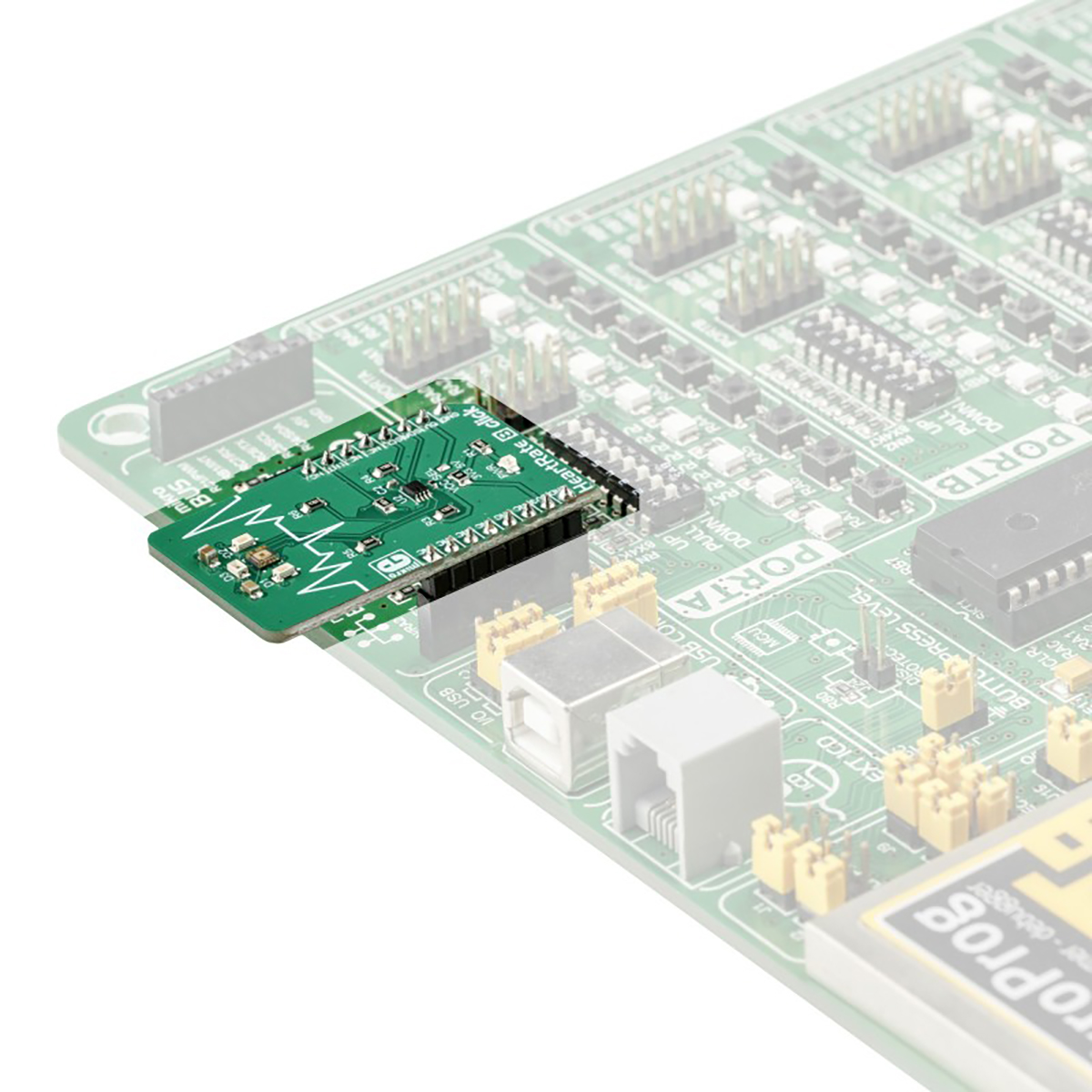 mikroe-3218 MikroElektronika Heart Rate 8 Click Board