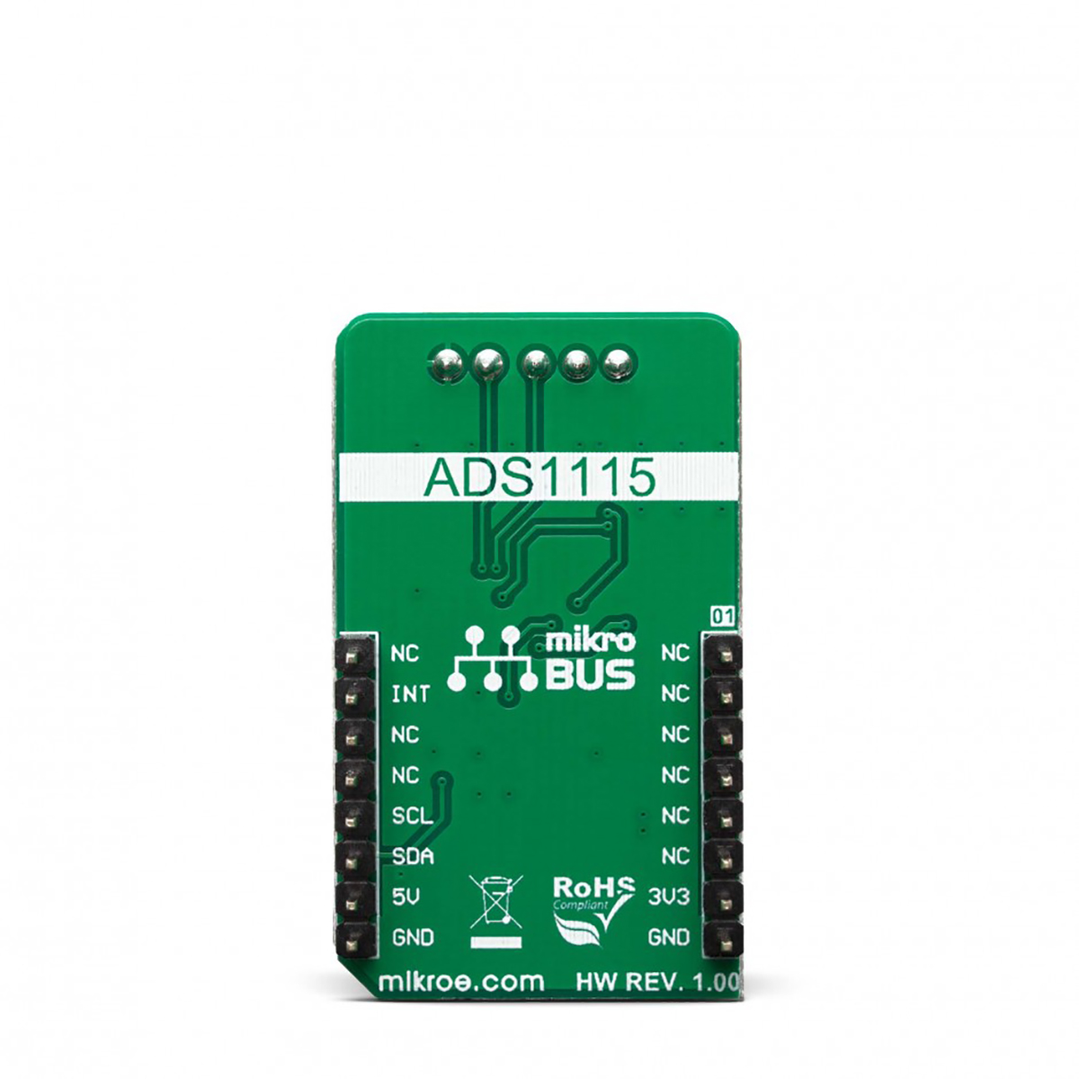 mikroe-3394 MikroElektronika MIKROE-3394 ADC 8 Click Development Kit Signal Conversion Development Kit