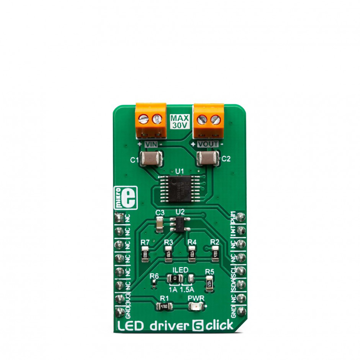MikroElektronika MIKROE-3400 LED Driver 6 Click Module for AL1781