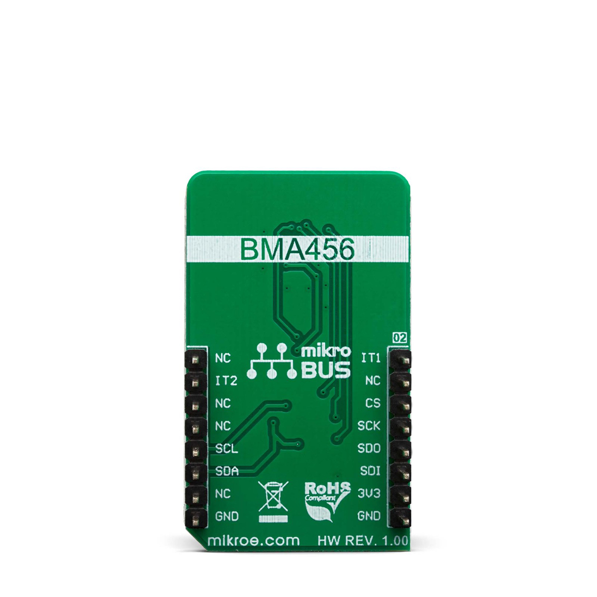 mikroe-3440 MikroElektronika Accel 11 Click for BMA456