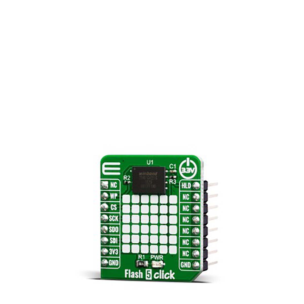 mikroe-3780 MikroElektronika MIKROE-3780, NAND for W25N01GVZEIG/IT (Serial SLC NAND Flash Memory from Winbond)
