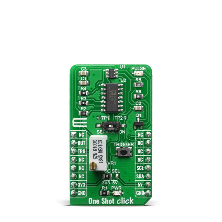 MikroElektronika MIKROE-3877 One Shot Click Clock Generator for AD5241-256, 6993 for Watchdog Timers, Frequency