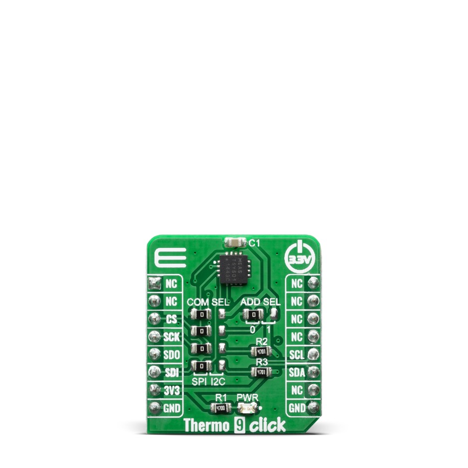 MikroElektronika Thermo 9 Click Temperature & Humidity Sensor Temperature Sensor Board for TSYS01