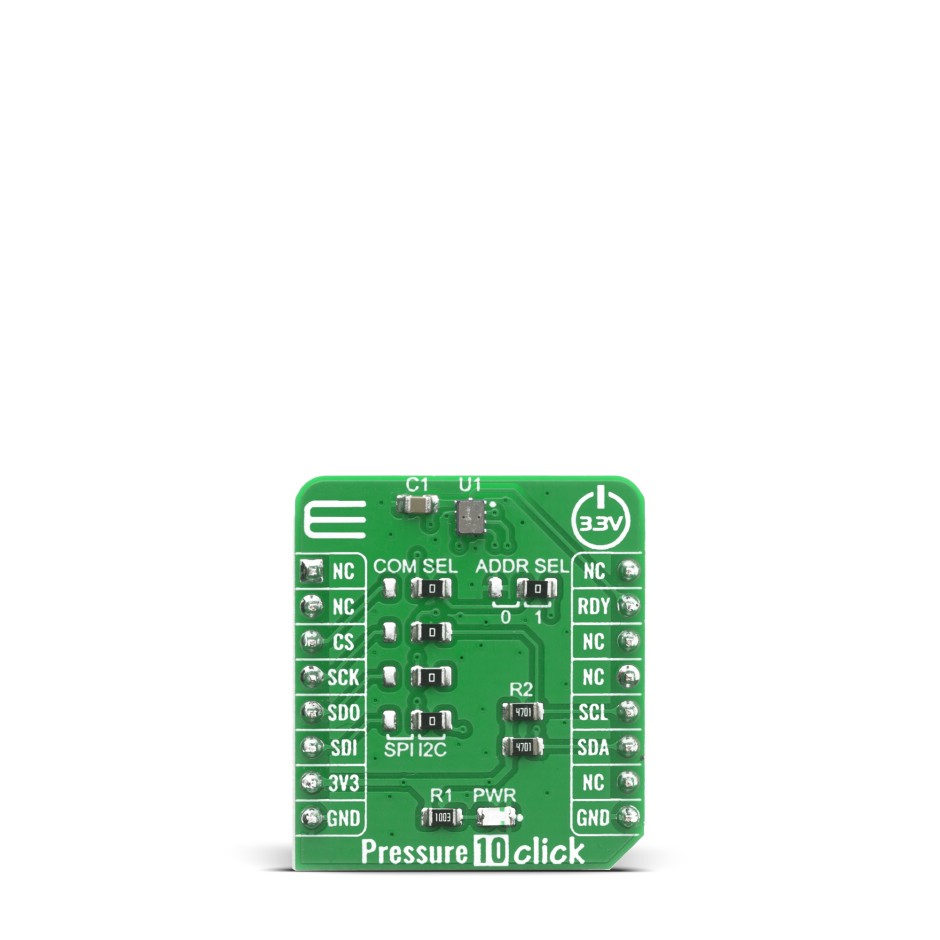 MikroElektronika Pressure 10 Click Barometric Pressure Sensor MikroBus Click Board for HSPPAD042A