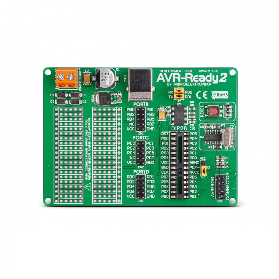 Brand-Rex AVR-Ready2 Board MCU Board MIKROE-417