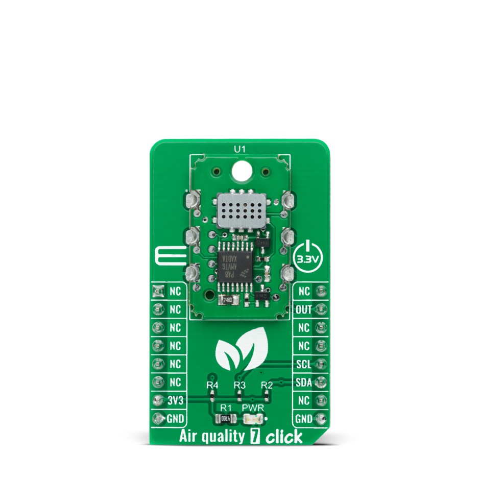 MikroElektronika Air Quality Sensor Sensor Add-On Board for MiCS-VZ-89TE mikroBUSTM Socket