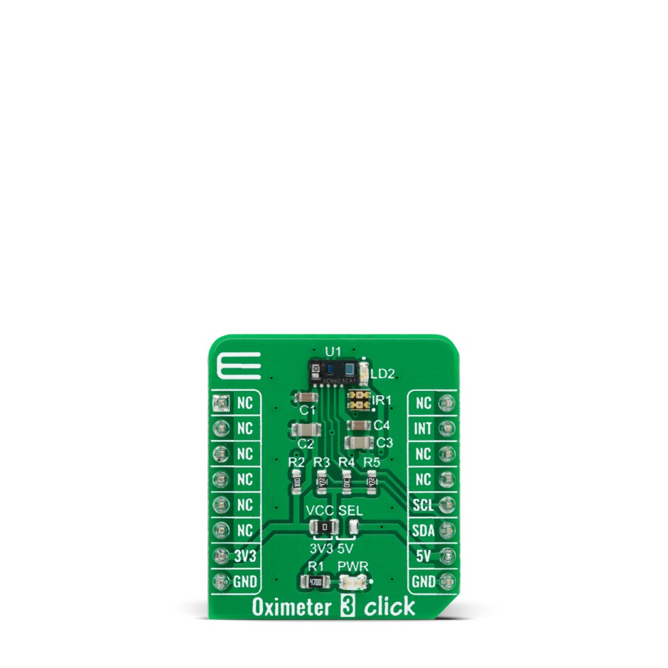 MikroElektronika Oximeter 3 Click Biometric Sensor MikroBus Click Board for VCNL4020C-GS08