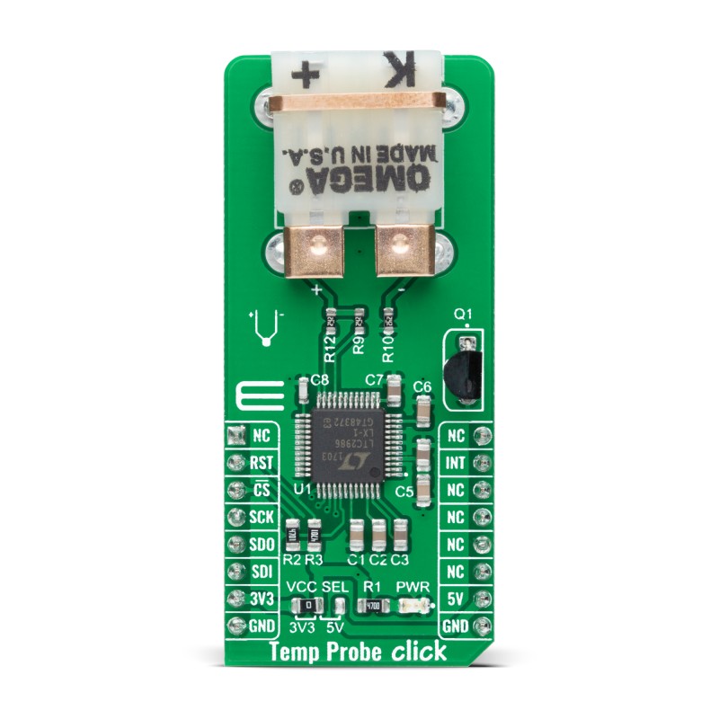 MikroElektronika Temp Probe Click Temperature, Humidity Temperature Sensor Board for LTC2986