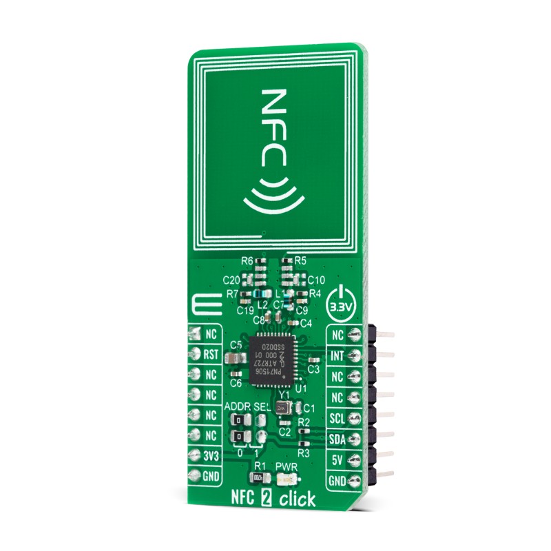 mikroe-4309 MikroElektronika NFC 2 Click PN7150 NFC Development Board for MCU 13.56 MHz MIKROE-4309
