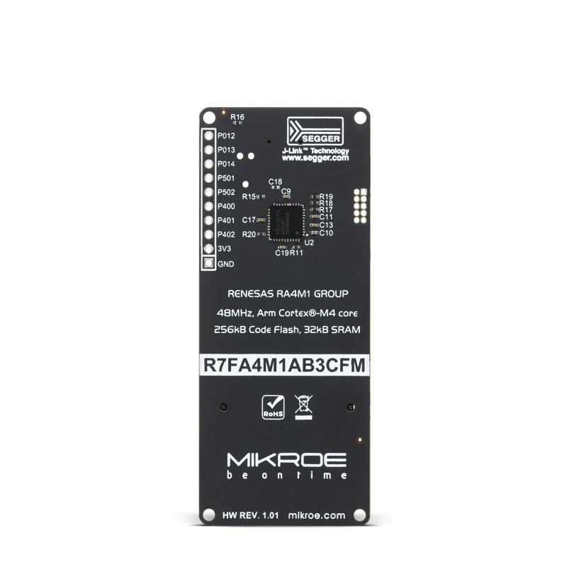 mikroe-4350 MikroElektronika RA4M1 Clicker 32 Bit MCU Starter Kit MIKROE-4350