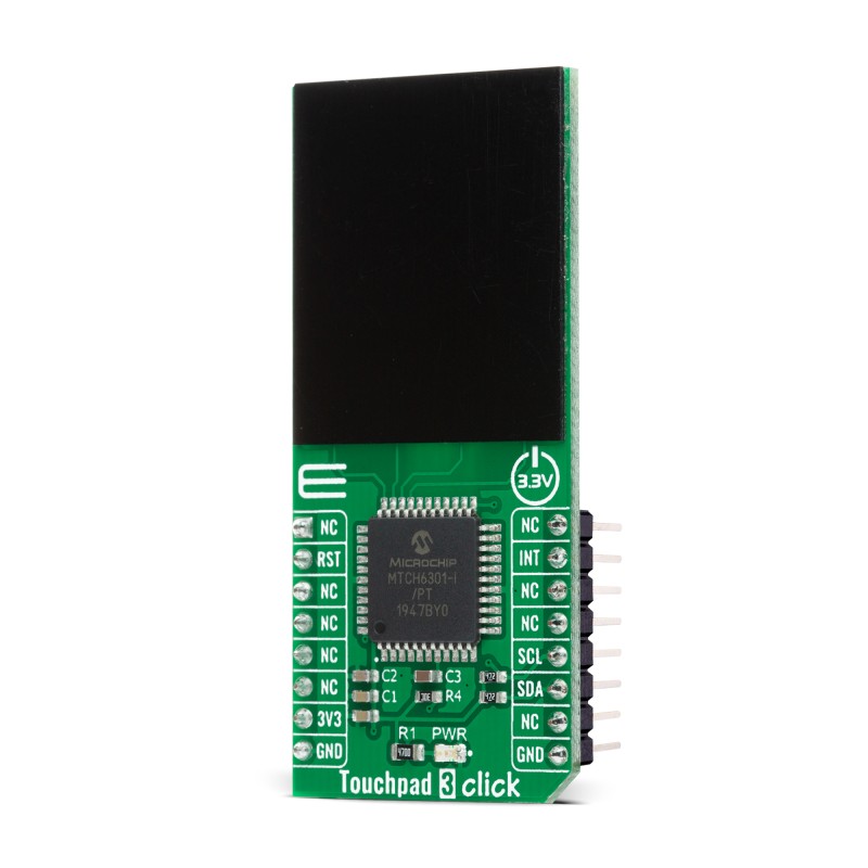 mikroe-4382 MikroElektronika Touchpad 3 Click I2C Development Board for MTCH6301 for MTCH6301