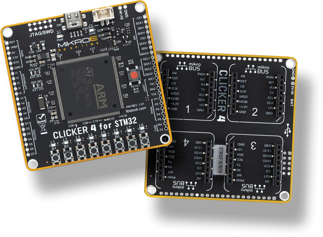 MikroElektronika Clicker 4 for STM32F767BI Development Board MIKROE-4412