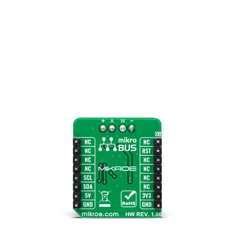 mikroe-4414 MikroElektronika MIKROE-4414 Digi Pot 7 Click Converter Module Development Board