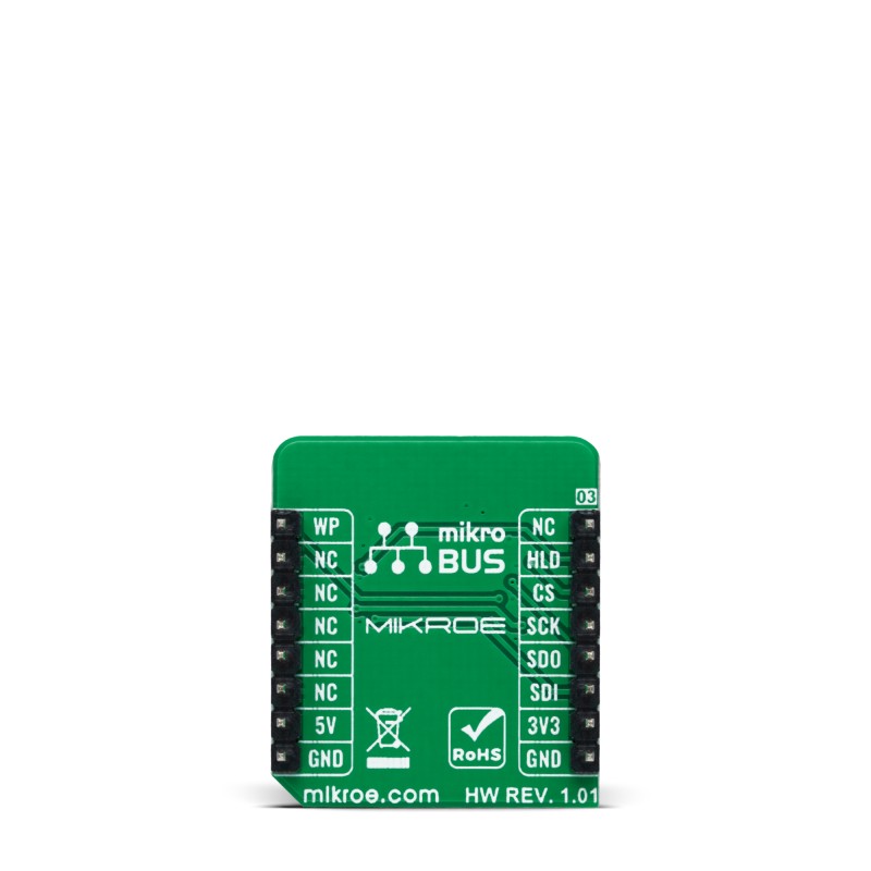 mikroe-4422 MikroElektronika MIKROE-4422 EEPROM 5 Click, EEPROM Add On Board for M95M04 for M95M04