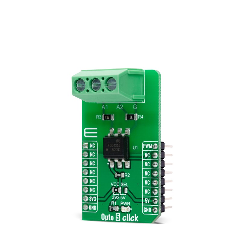 mikroe-4476 MikroElektronika Opto 5 Click FOD4216 Development Board for MCU MIKROE-4476