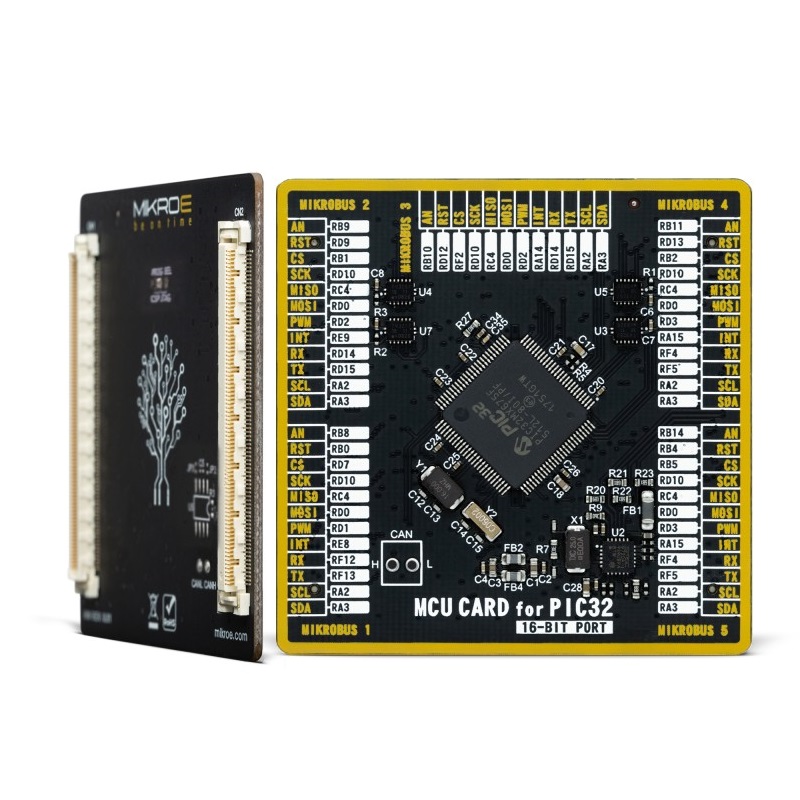 Brand-Rex MCU Card for PIC32 PIC32MX675F512L MCU Development Board MIKROE-4568