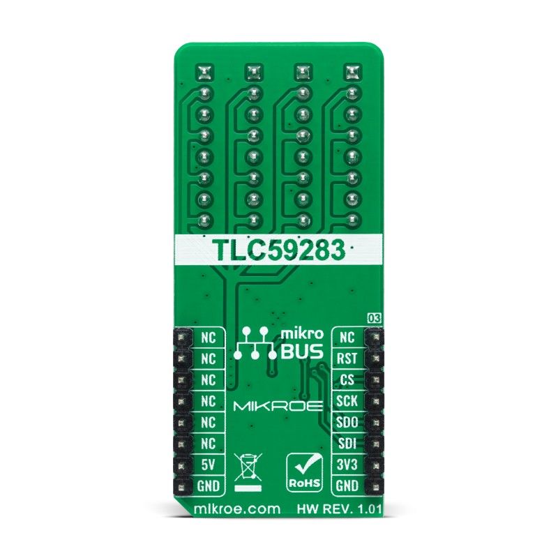 mikroe-4782 MikroElektronika MIKROE-4782 BarGraph 4 Click LED Driver LED Driver for TLC59283 for mikroBUS Socket