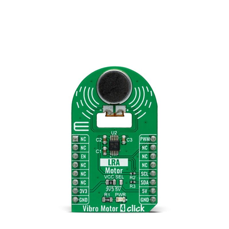 MikroElektronika Vibro Motor 4 Click Human Machine Interface Development Board for Linear Resonant Actuator for mikroBUS