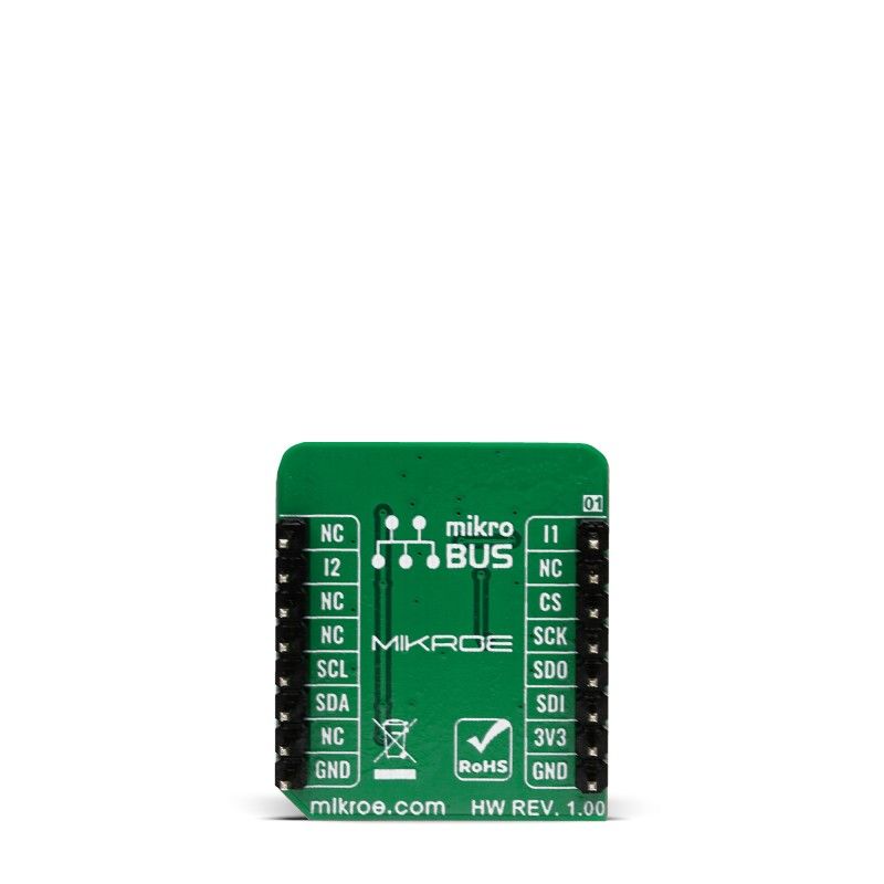 mikroe-4826 MikroElektronika Accel 18 Click Accelerometer Add On Board for MC3419 mikroBUS Socket