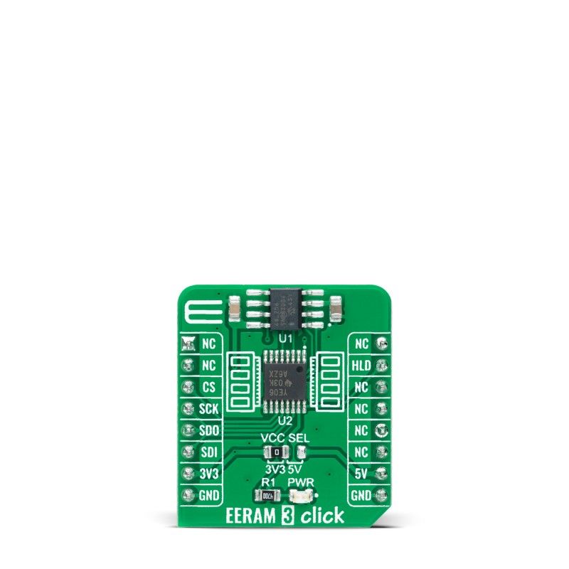 MikroElektronika MIKROE-4854 EERAM 3 Click, EERAM Add On Board for 48L256 for mikroBUS Socket