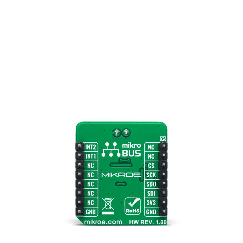 mikroe-4876 MikroElektronika Accel 16 Click Accelerometer Add On Board for ADXL363 mikroBUS Socket