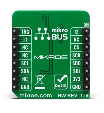 mikroe-4888 MikroElektronika Accel 20 Click Accelerometer Sensor Add On Board for KX134-1211 MikroBus