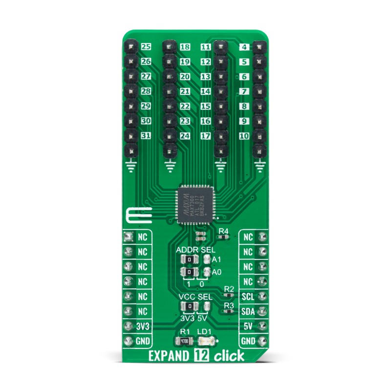 Brand-Rex Expand 12 Click I/O Expander Communication Board Board MIKROE-4889
