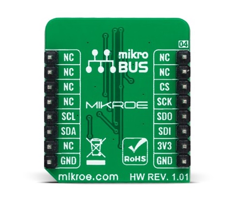 mikroe-4893 MikroElektronika Environment 3 Click Add On Board for BME688 MikroBus