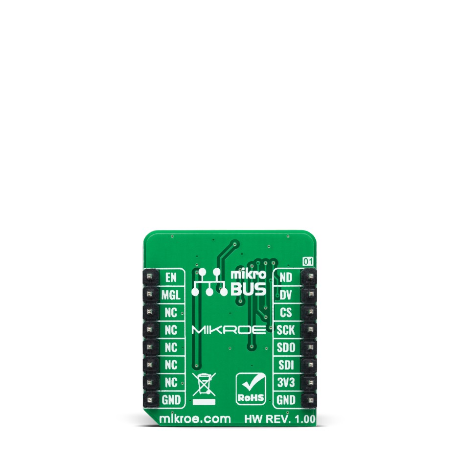 mikroe-4971 MikroElektronika Angle 8 Click Angle Sensor Add On Board for MA782GGU mikroBUS Socket