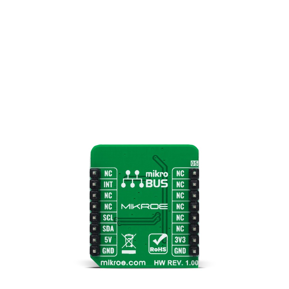 mikroe-5084 MikroElektronika Proximity 17 Click Proximity Sensor Add On Board for TMD2635 mikroBUS Socket