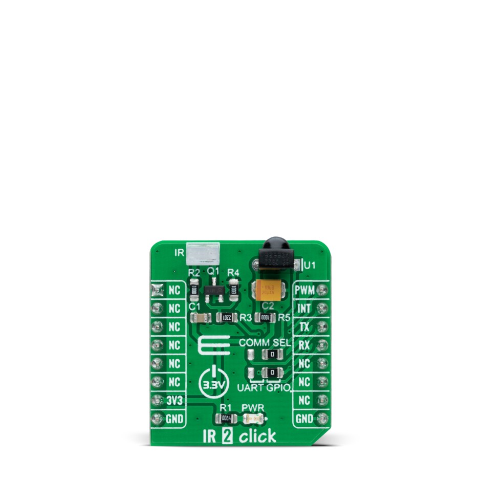 MikroElektronika IR 2 Click Infrared Sensor Add On Board for TSMP58138 mikroBUS Socket