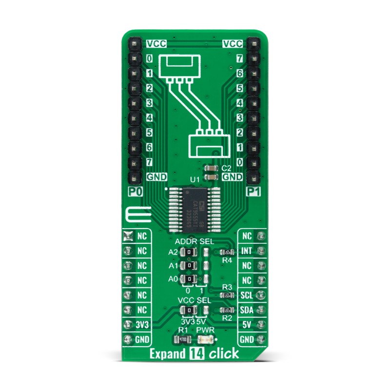 Brand-Rex Expand 14 Click I/O Expander Communication Board Board MIKROE-5241