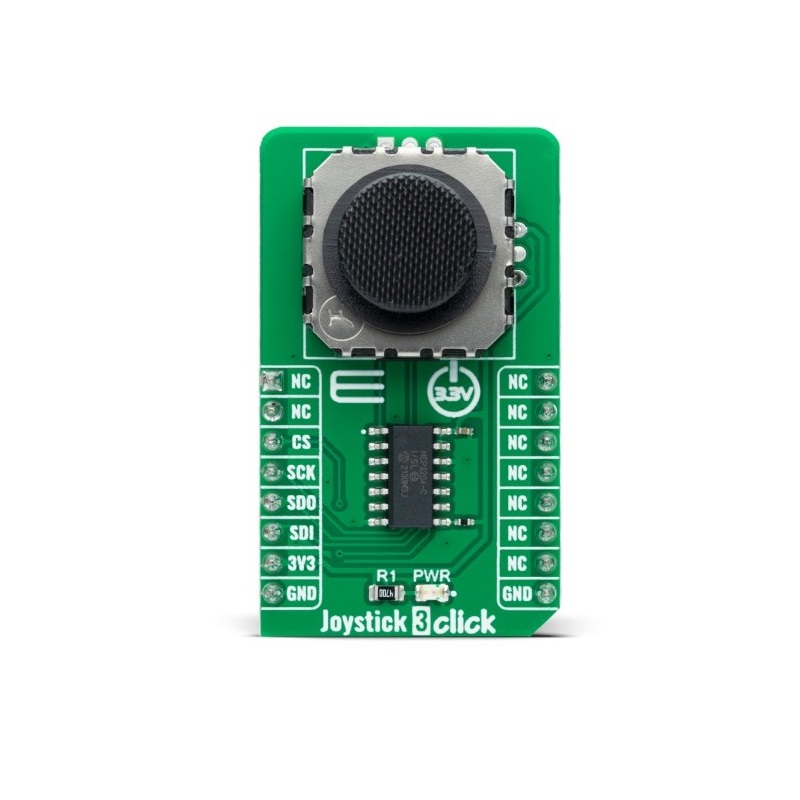 Brand-Rex Joystick 3 Click SPI Development Board for 2765 for robotics and other control interfaces, human-machine
